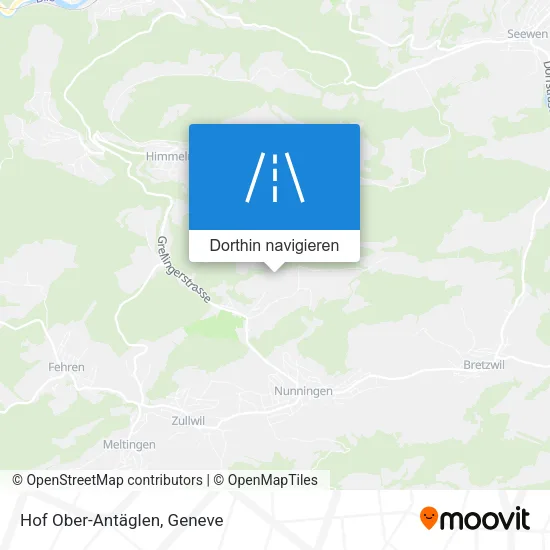 Hof Ober-Antäglen Karte