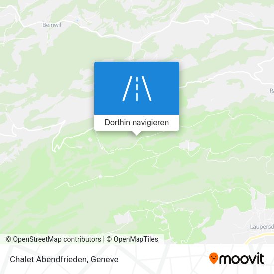 Chalet Abendfrieden Karte