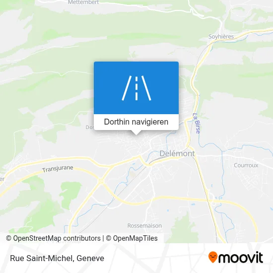 Rue Saint-Michel Karte