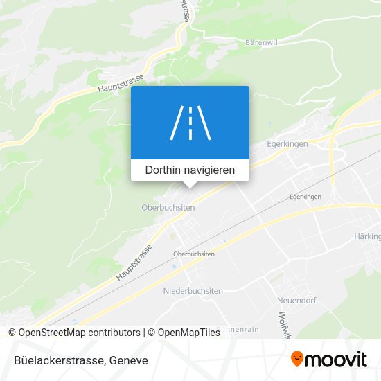 Büelackerstrasse Karte