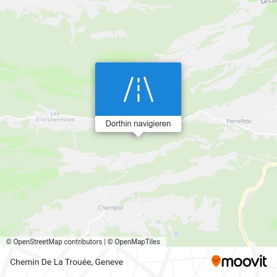 Chemin De La Trouée Karte