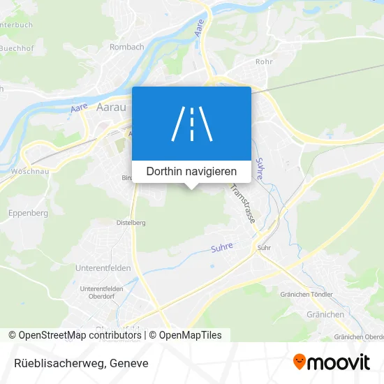 Rüeblisacherweg Karte