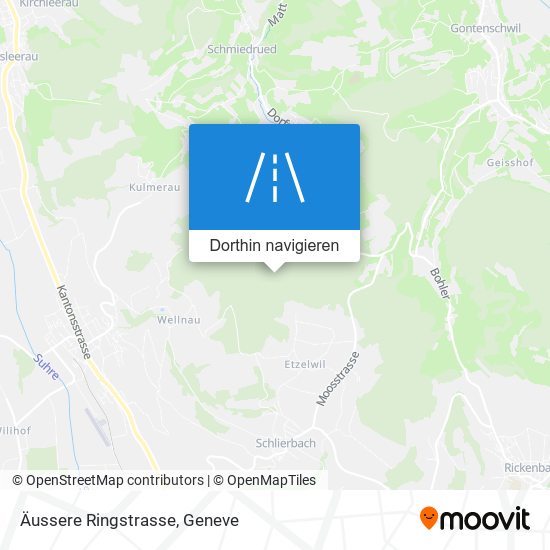 Äussere Ringstrasse Karte