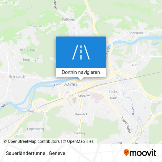 Sauerländertunnel Karte