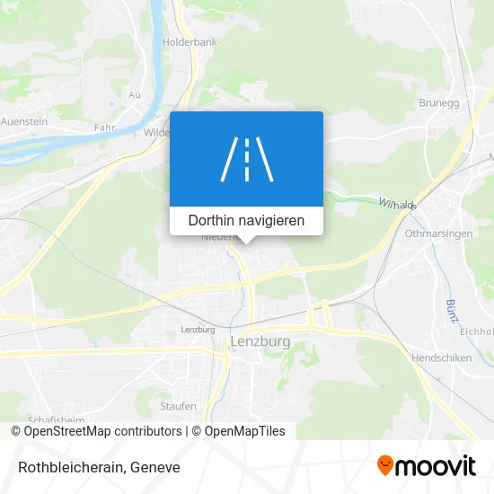 Rothbleicherain Karte