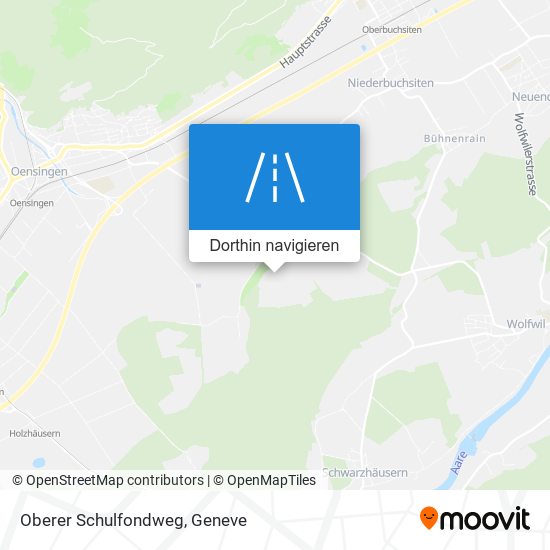 Oberer Schulfondweg Karte