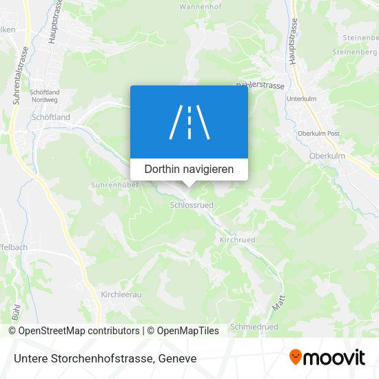 Untere Storchenhofstrasse Karte