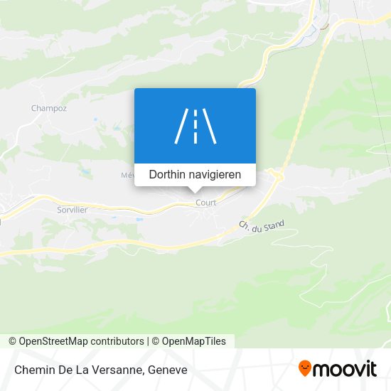 Chemin De La Versanne Karte