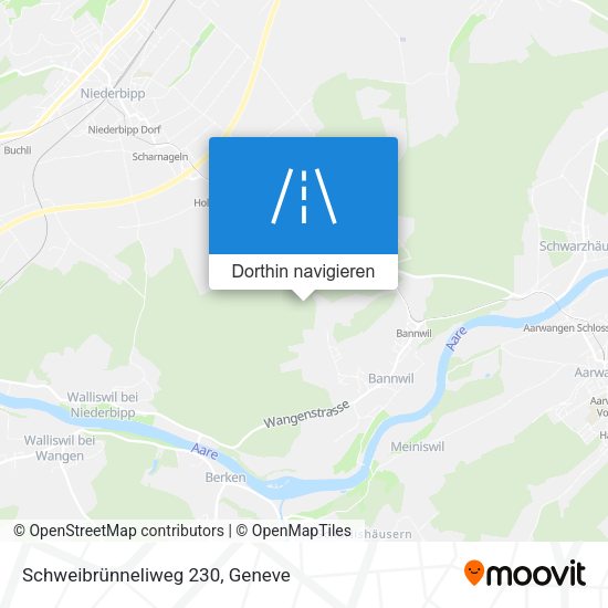 Schweibrünneliweg 230 Karte