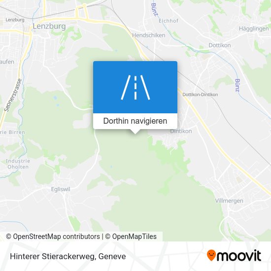 Hinterer Stierackerweg Karte