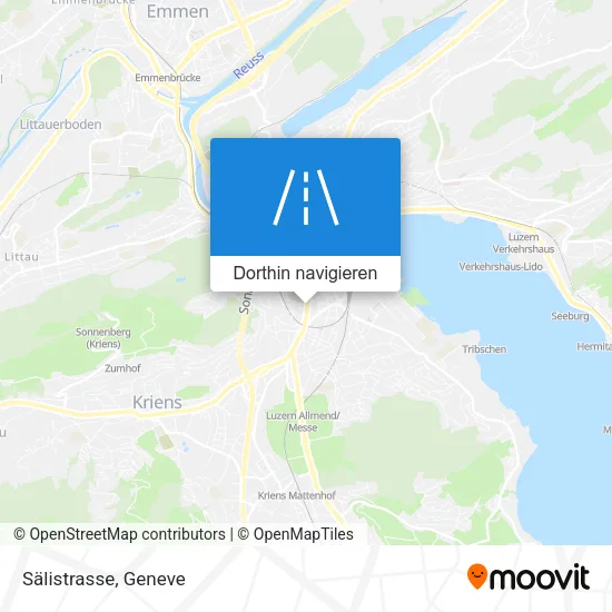 Sälistrasse Karte