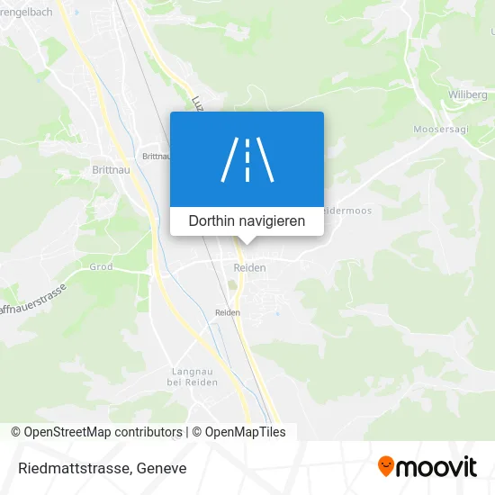 Riedmattstrasse Karte