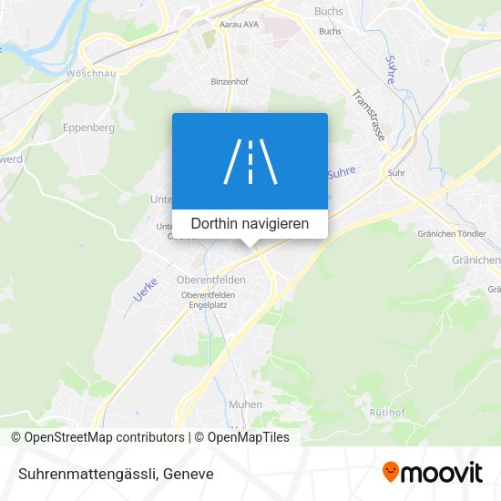 Suhrenmattengässli Karte