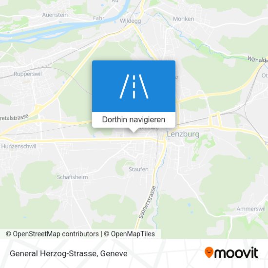 General Herzog-Strasse Karte