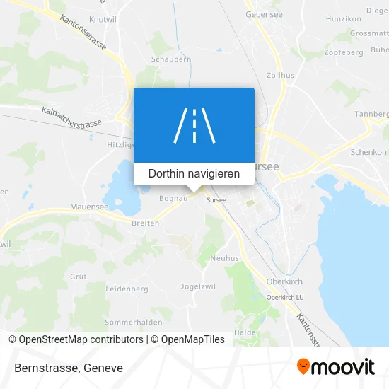 Bernstrasse Karte