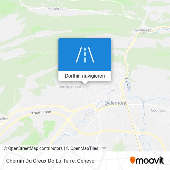Chemin Du Creux-De-La-Terre Karte