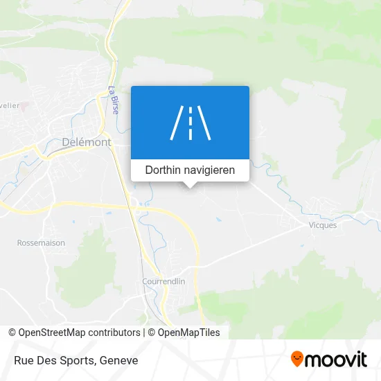 Rue Des Sports Karte