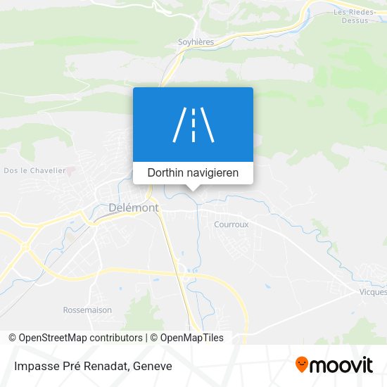 Impasse Pré Renadat Karte