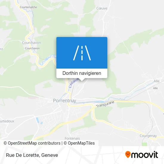 Rue De Lorette Karte