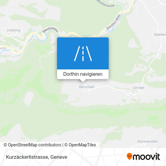 Kurzäckerlistrasse Karte