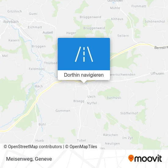 Meisenweg Karte