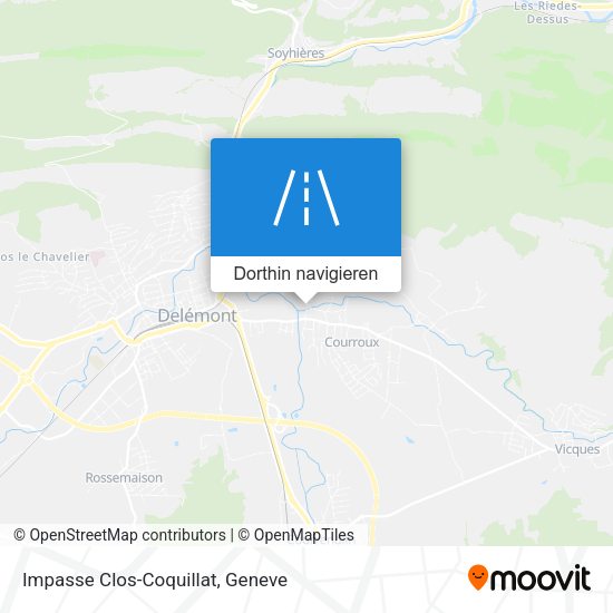 Impasse Clos-Coquillat Karte