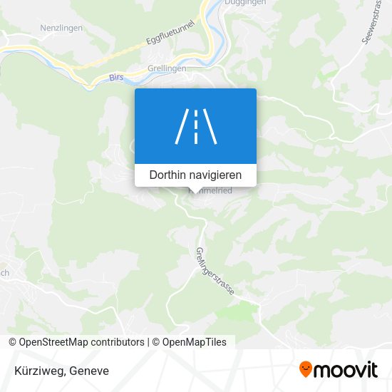 Kürziweg Karte