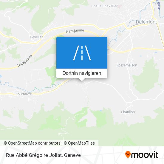 Rue Abbé Grégoire Joliat Karte