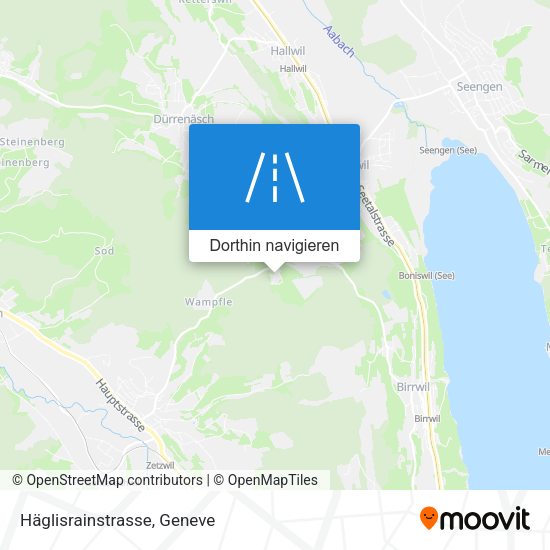 Häglisrainstrasse Karte