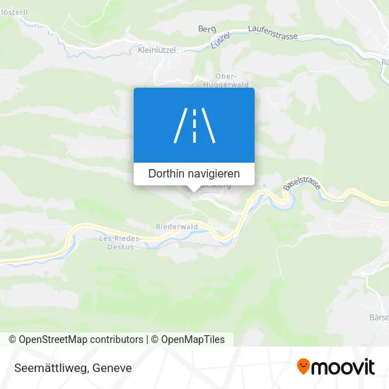 Seemättliweg Karte