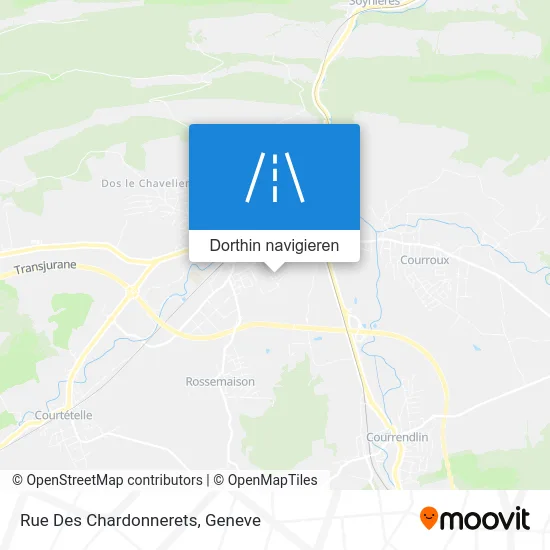 Rue Des Chardonnerets Karte