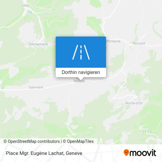 Place Mgr. Eugène Lachat Karte