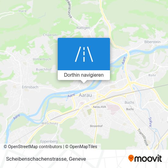 Scheibenschachenstrasse Karte