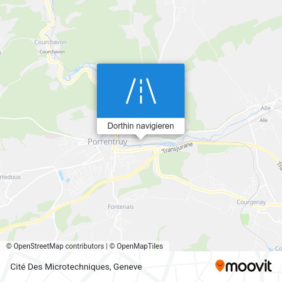 Cité Des Microtechniques Karte