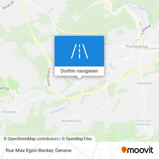 Rue Max-Egon-Becker Karte