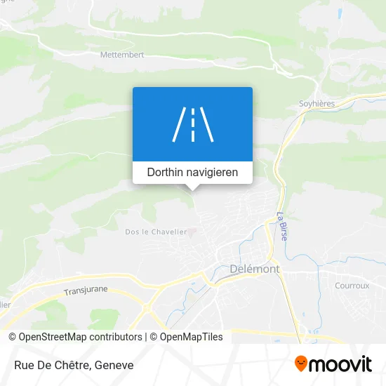 Rue De Chêtre Karte