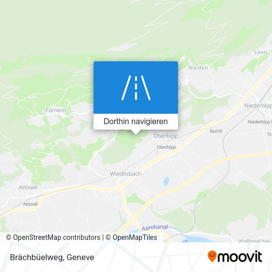 Brächbüelweg Karte