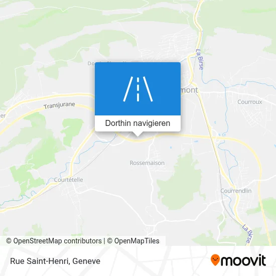 Rue Saint-Henri Karte