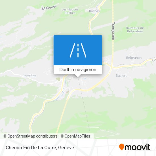 Chemin Fin De Là Outre Karte