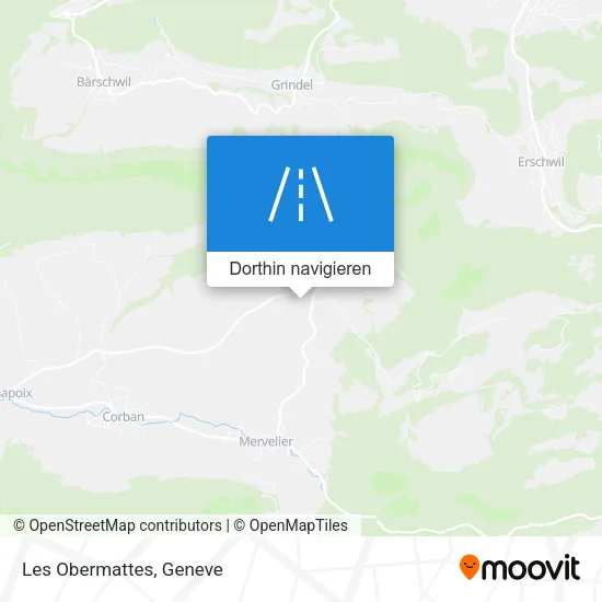 Les Obermattes Karte