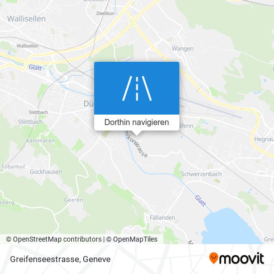 Greifenseestrasse Karte