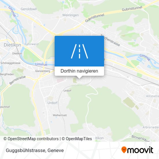Guggsbühlstrasse Karte