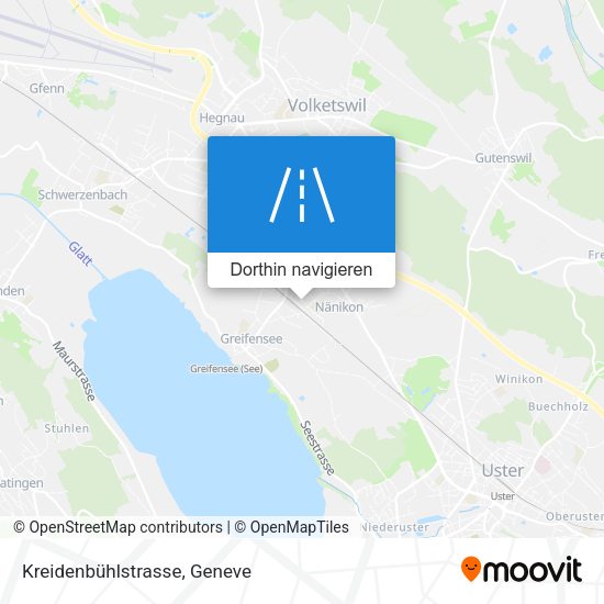 Kreidenbühlstrasse Karte