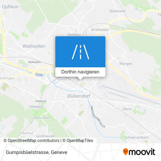 Gumpisbüelstrasse Karte