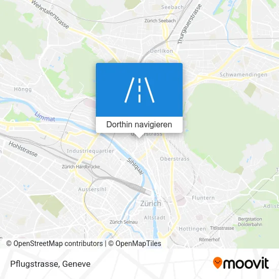 Pflugstrasse Karte