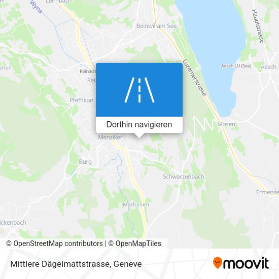 Mittlere Dägelmattstrasse Karte