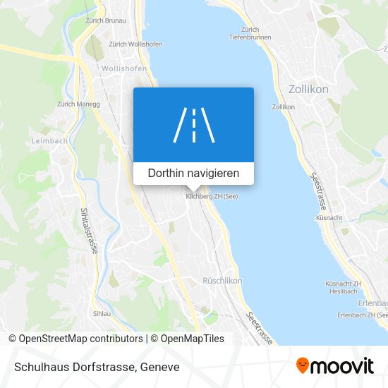 Schulhaus Dorfstrasse Karte