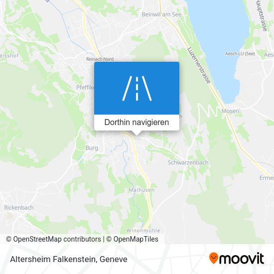 Altersheim Falkenstein Karte