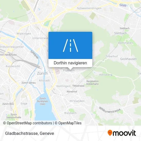 Gladbachstrasse Karte