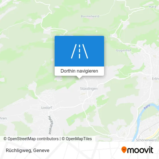 Rüchligweg Karte